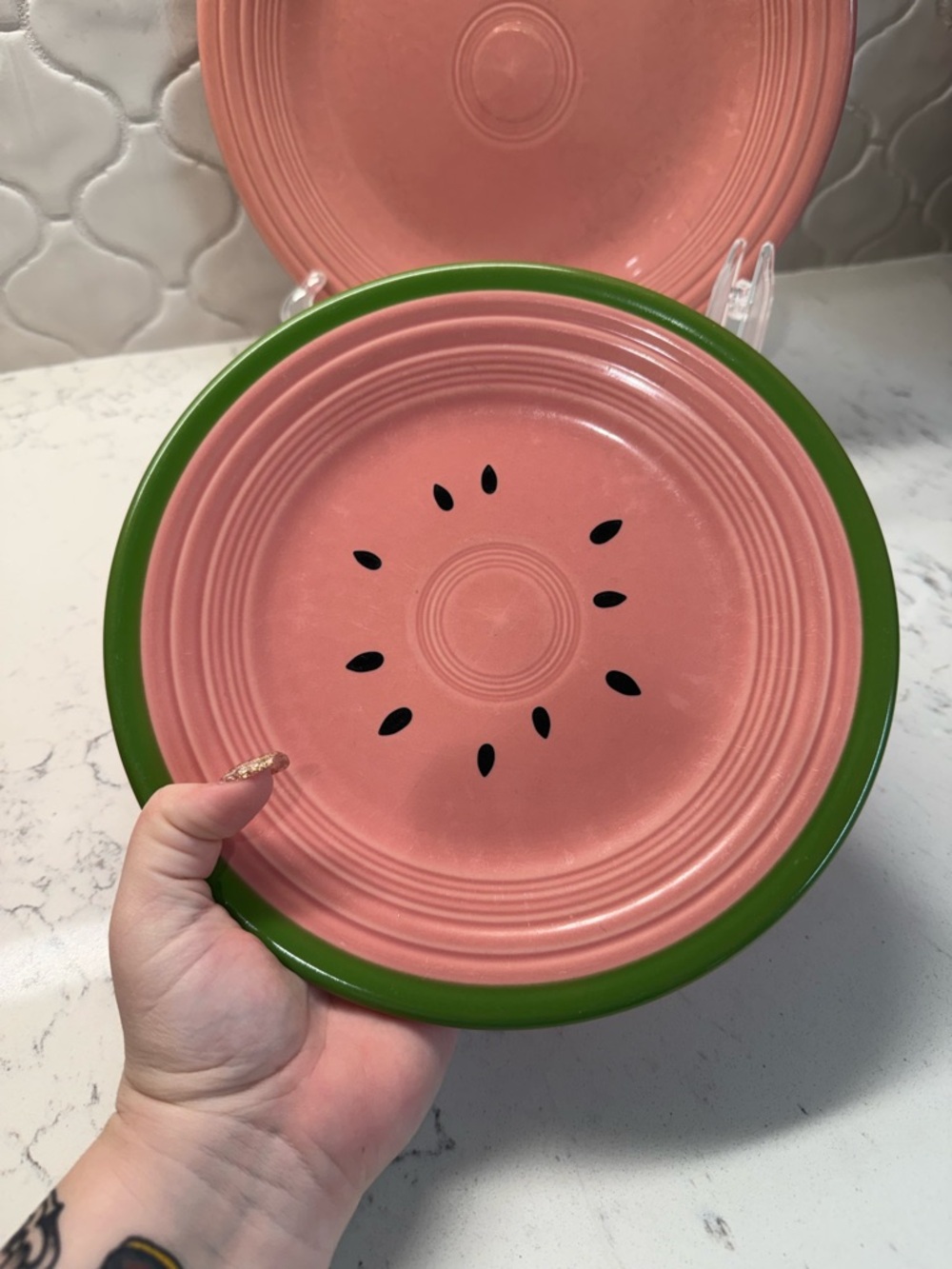 Fiestaware Rose and Betty Crocker Watermelon 4 piece Set - Picture 5 of 16